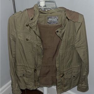 Charlotte Russe military green jacket